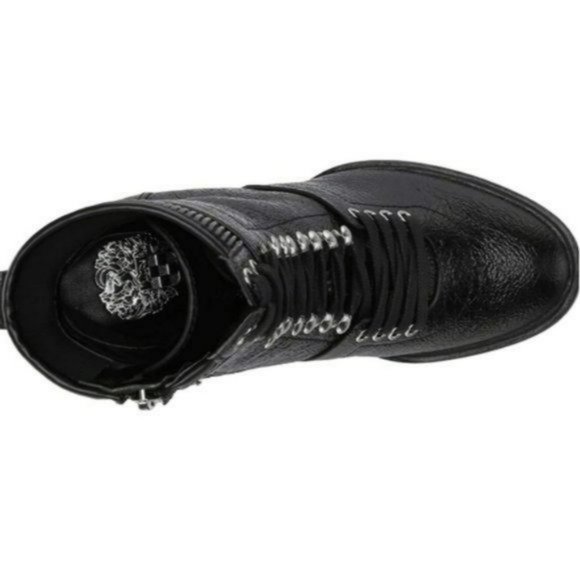 Vince Camuto Ermania Leather Platform Lace-up Bootie -7.5 - Picture 8 of 13